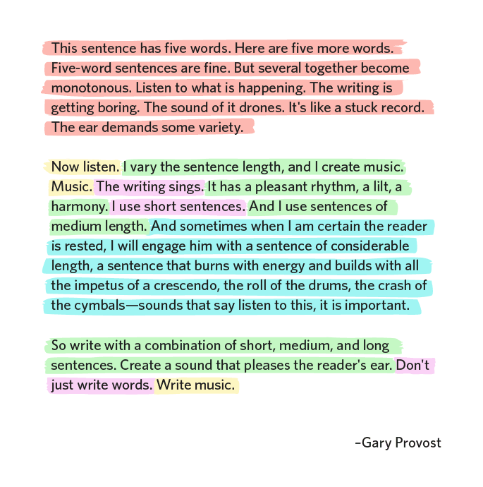 Why Is It Important To Vary Sentence Length In My Writing 